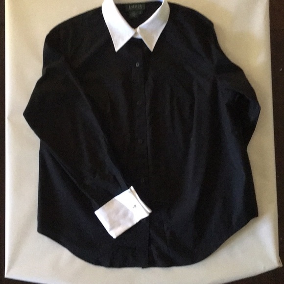 Ralph Lauren Tops - Ralph Lauren Black Dress Shirt NWOT Size 1X